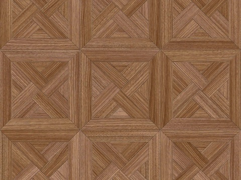  三角形风车拼花原木色实木地板85 