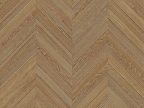  鱼骨纹齐缝原木色实木地板113 