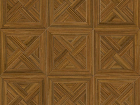  三角形风车拼花原木色实木地板28 