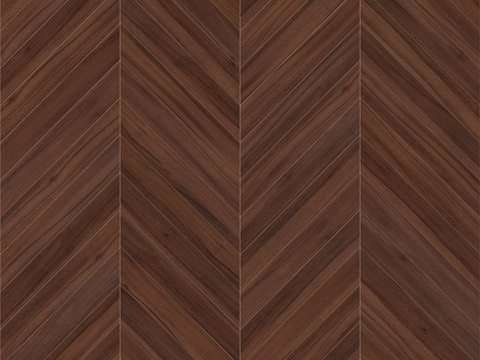  鱼骨纹齐缝原木色实木地板92 