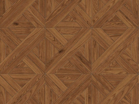  三角形拼花原木色实木地板11 