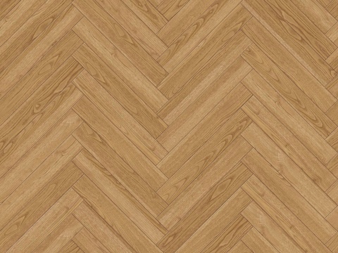  鱼骨纹错缝原木色实木地板97 