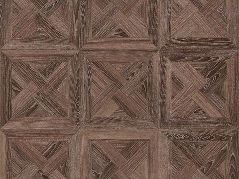  三角形风车拼花原木色实木地板84 