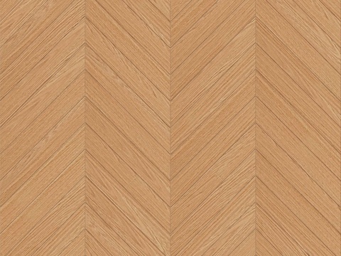  鱼骨纹齐缝原木色实木地板153 