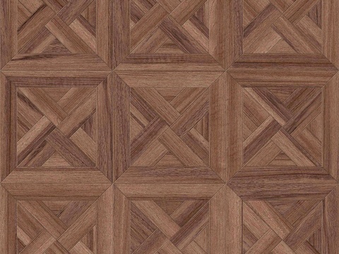  三角形风车拼花原木色实木地板86 