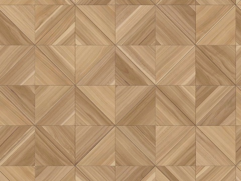  三角形拼花原木色实木地板48 