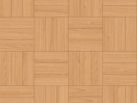  席纹拼花原木色实木地板69 