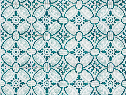 复古经典，民族风几何植物花纹图案花砖瓷砖189