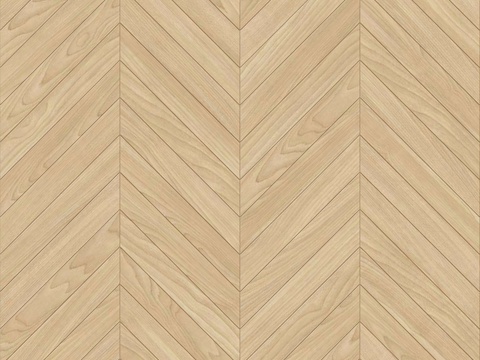 鱼骨纹齐缝原木色实木地板106