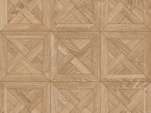  三角形风车拼花原木色实木地板5 