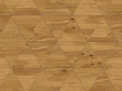  三角形原木色实木地板25 
