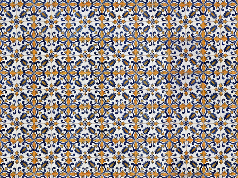 复古经典，民族风几何植物花纹图案花砖瓷砖175