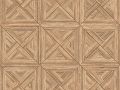  三角形风车拼花原木色实木地板96 