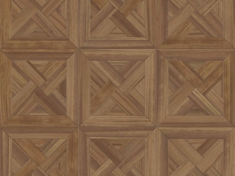  三角形风车拼花原木色实木地板31 