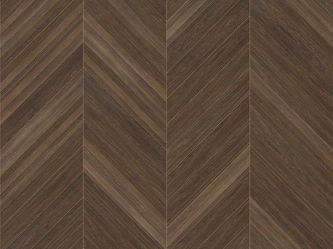  鱼骨纹齐缝原木色实木地板84 