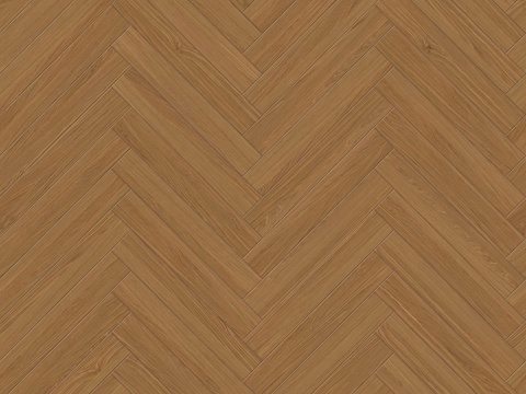  鱼骨纹错缝原木色实木地板85 