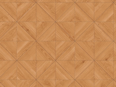  三角形拼花原木色实木地板85 