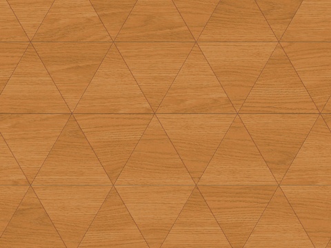  三角形原木色实木地板68 