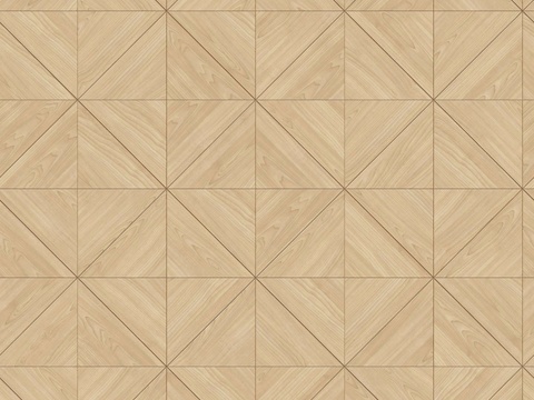  三角形拼花原木色实木地板20 