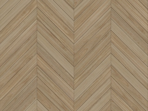 鱼骨纹齐缝原木色实木地板34