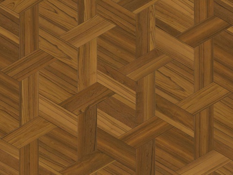 六边形拼花原木色实木地板29