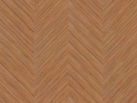  鱼骨纹齐缝原木色实木地板83 