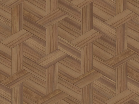 六边形拼花原木色实木地板31