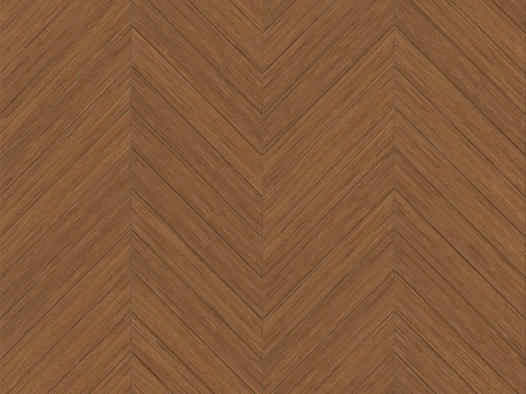  鱼骨纹齐缝原木色实木地板25 