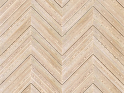  鱼骨纹齐缝原木色实木地板81 