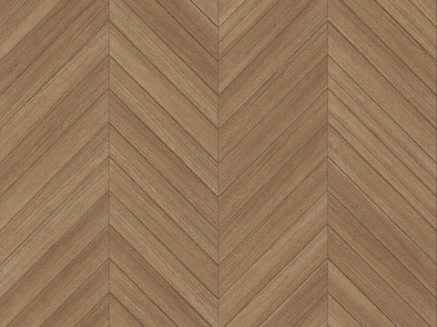 鱼骨纹齐缝原木色实木地板19