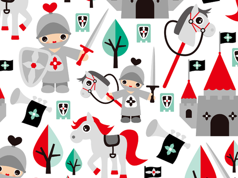 卡通可爱儿童动物图案纹理肌理28