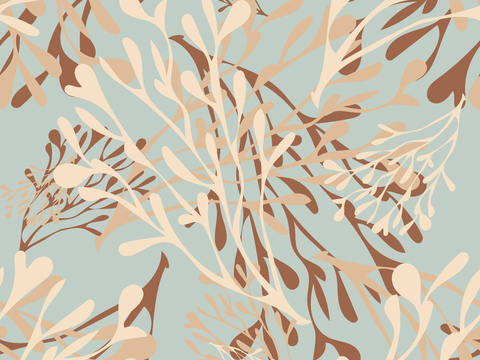  治愈系小清晰植物森系纹理图案肌理189 