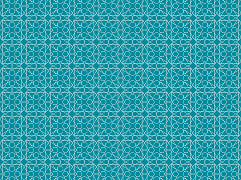 摩洛哥民族风蓝色马赛克几何图案纹理36