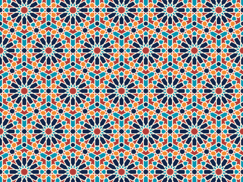 摩洛哥民族风马赛克几何图案纹理13