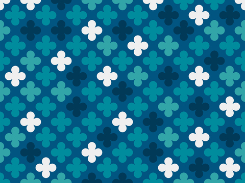 摩洛哥民族风蓝色马赛克几何图案纹理8