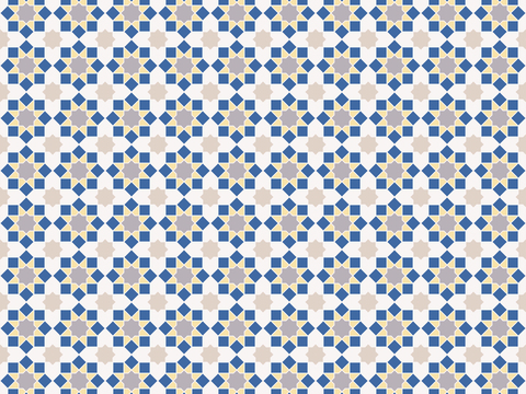 摩洛哥民族风马赛克几何图案纹理3