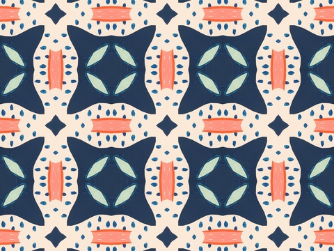 小清晰治愈系几何图案纹理肌理2