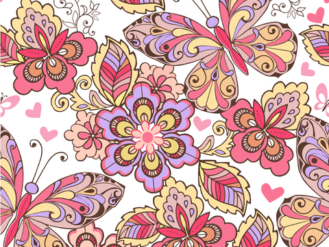 时尚植物图案纹理肌理18