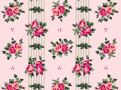 小清新治愈系植物图案纹理肌理26