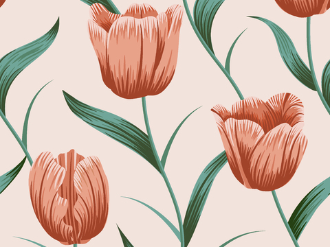 时尚热带植物花纹图案纹理肌理46