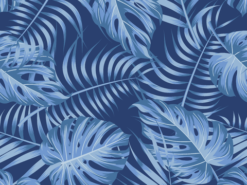 时尚热带植物花纹图案纹理肌理21 (2)