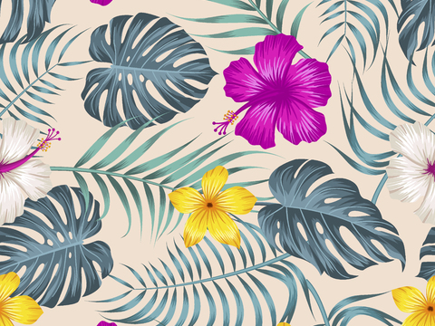 时尚热带植物花纹图案纹理肌理42