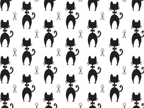  卡通可爱儿童动物图案纹理肌理101 