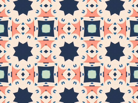 小清晰治愈系几何图案纹理肌理15