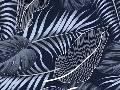 时尚热带植物花纹图案纹理肌理62 (2)