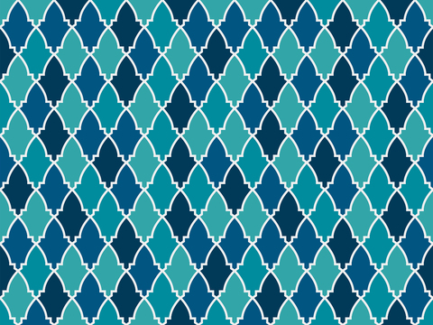 摩洛哥民族风蓝色马赛克几何图案纹理21