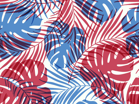 时尚热带植物花纹图案纹理肌理42 (2)