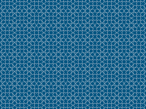  摩洛哥民族风蓝色马赛克几何图案纹理53 