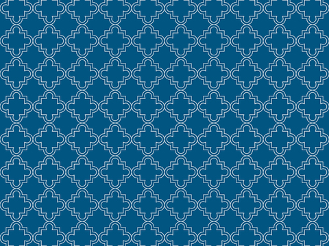 摩洛哥民族风蓝色马赛克几何图案纹理63