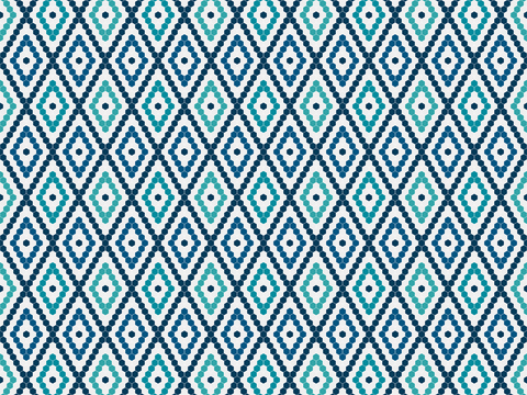 摩洛哥民族风蓝色马赛克几何图案纹理47